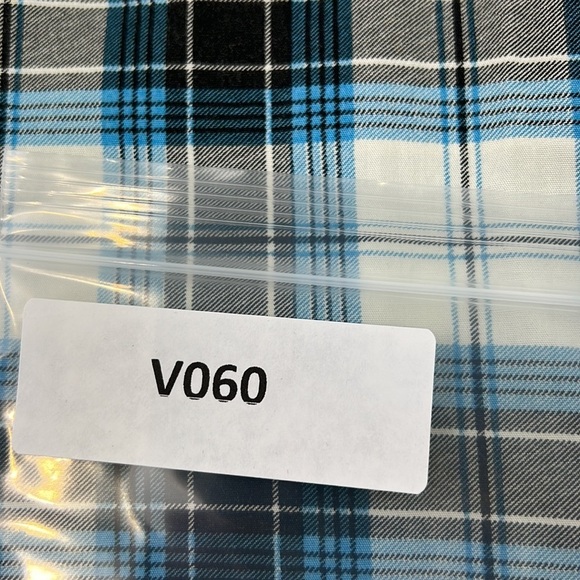 S.Oliver Men's  Blue & White Check Button Up Shirt size Medium - Picture 11 of 13